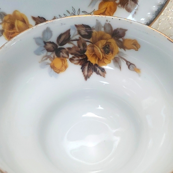 Vintage Marco Autumn Roses Tea Cup and Saucer - Picture 6 of 9